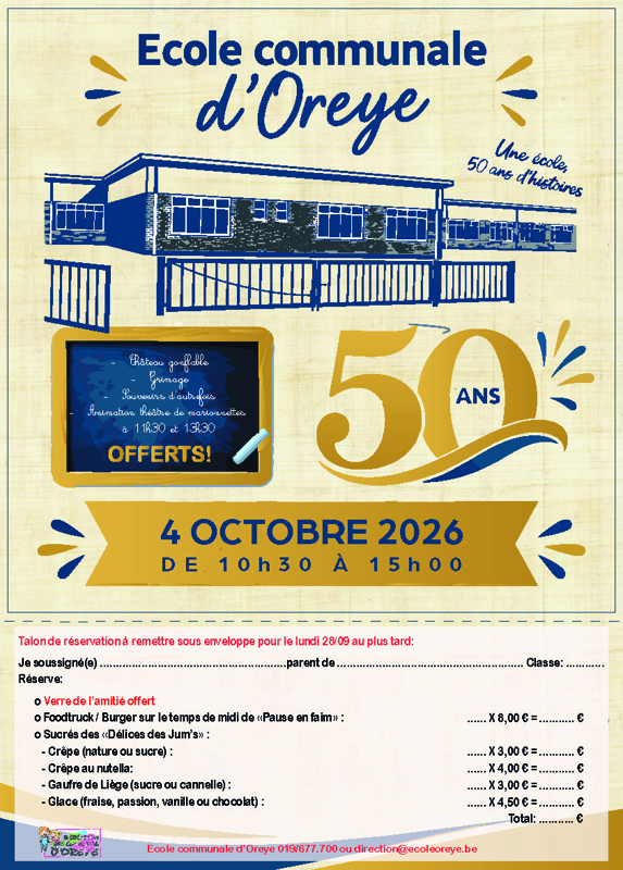 affiche anniversaire 50 ans