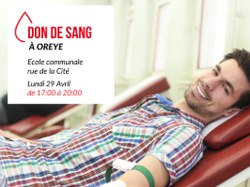 Collecte de sang : lundi 29 avril